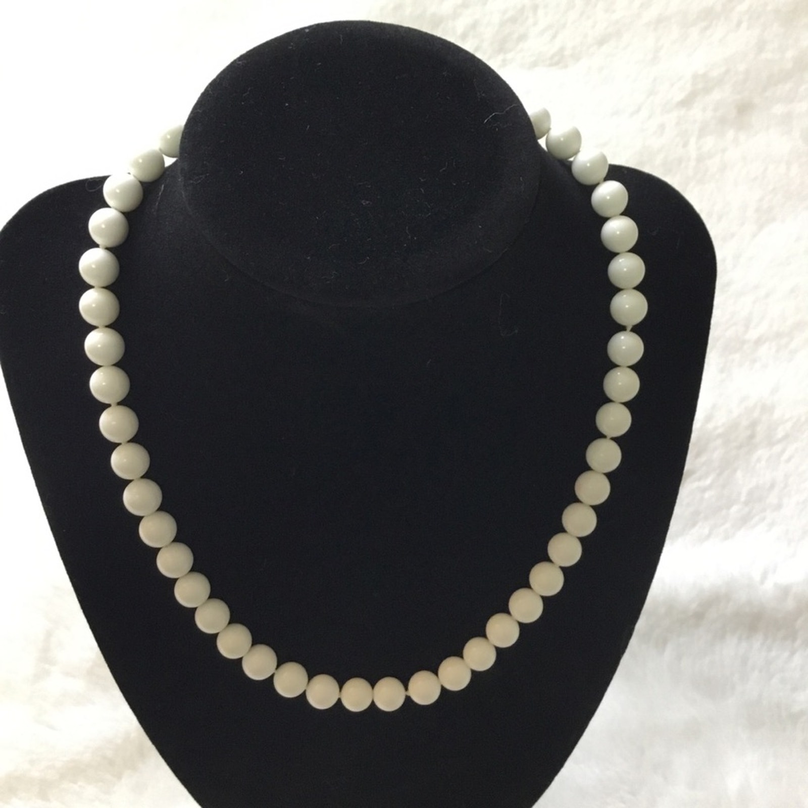 White Beads Necklace